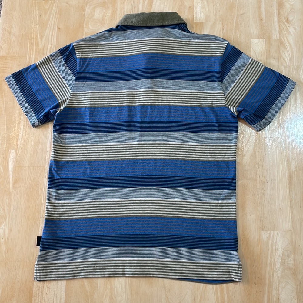 Patagonia Organic Cotton Striped Polo Shirt - Multi Colored - Picture 2 of 14